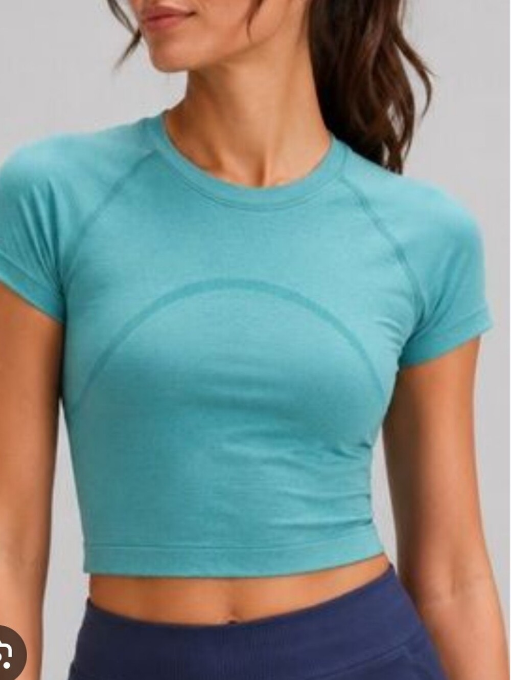 Lululemon Swiftly Tech Crop Short Sleeve Performance Top